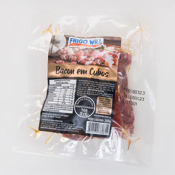 Bacon em Cubos 250g