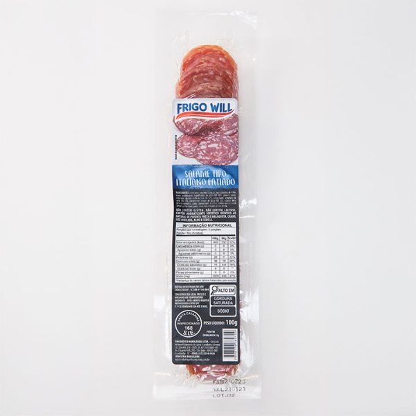 Salame Fatiado Tipo Italiano